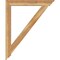 Ekena Millwork Traditional Traditional Rough Sawn Bracket, Western Red Cedar, 4"W x 36"D x 44"H BKT04X36X44TRA01RWR - alternate 2
